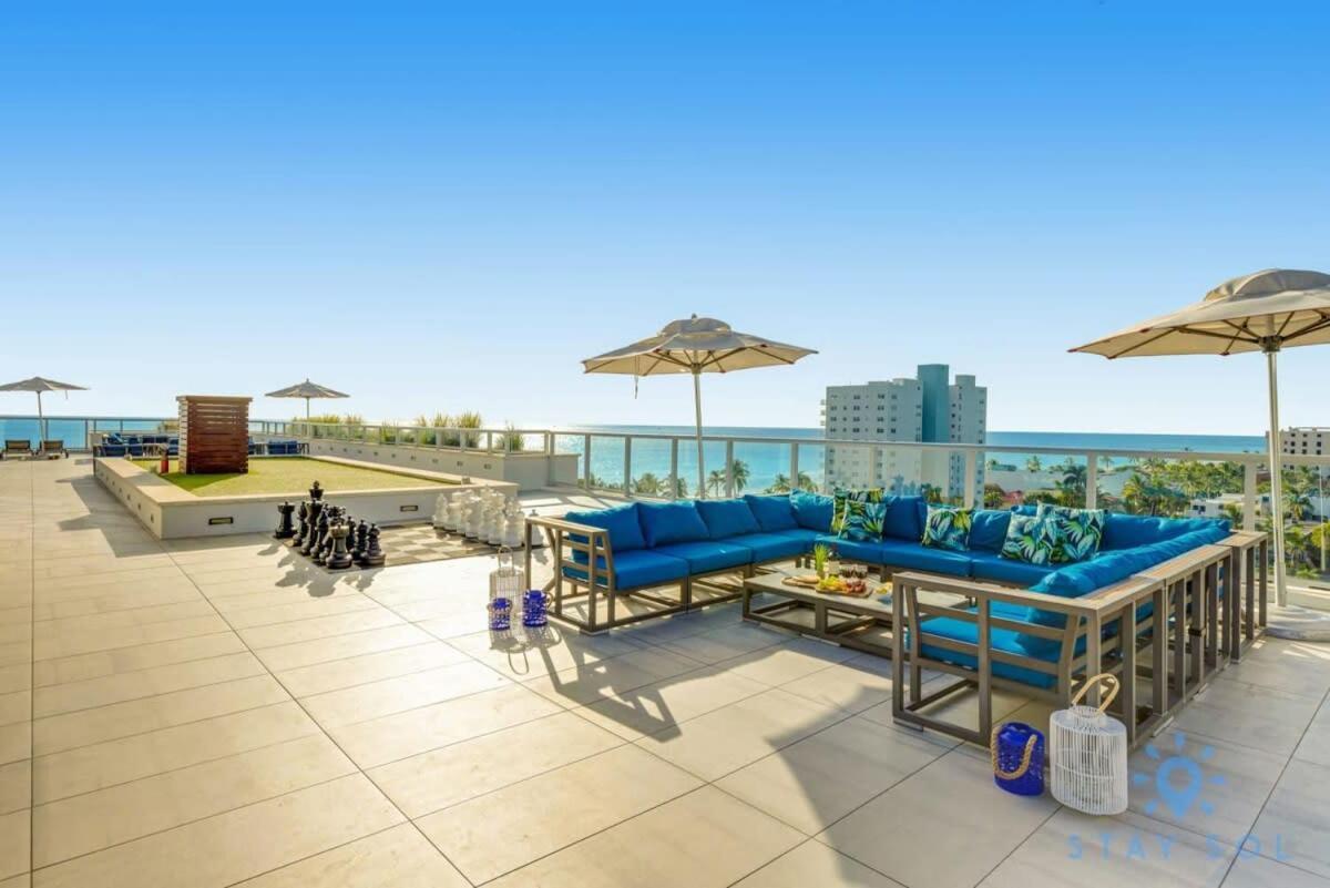 Rooftop Pool - Ocean View Balcony - Hollywood Beach Exterior foto
