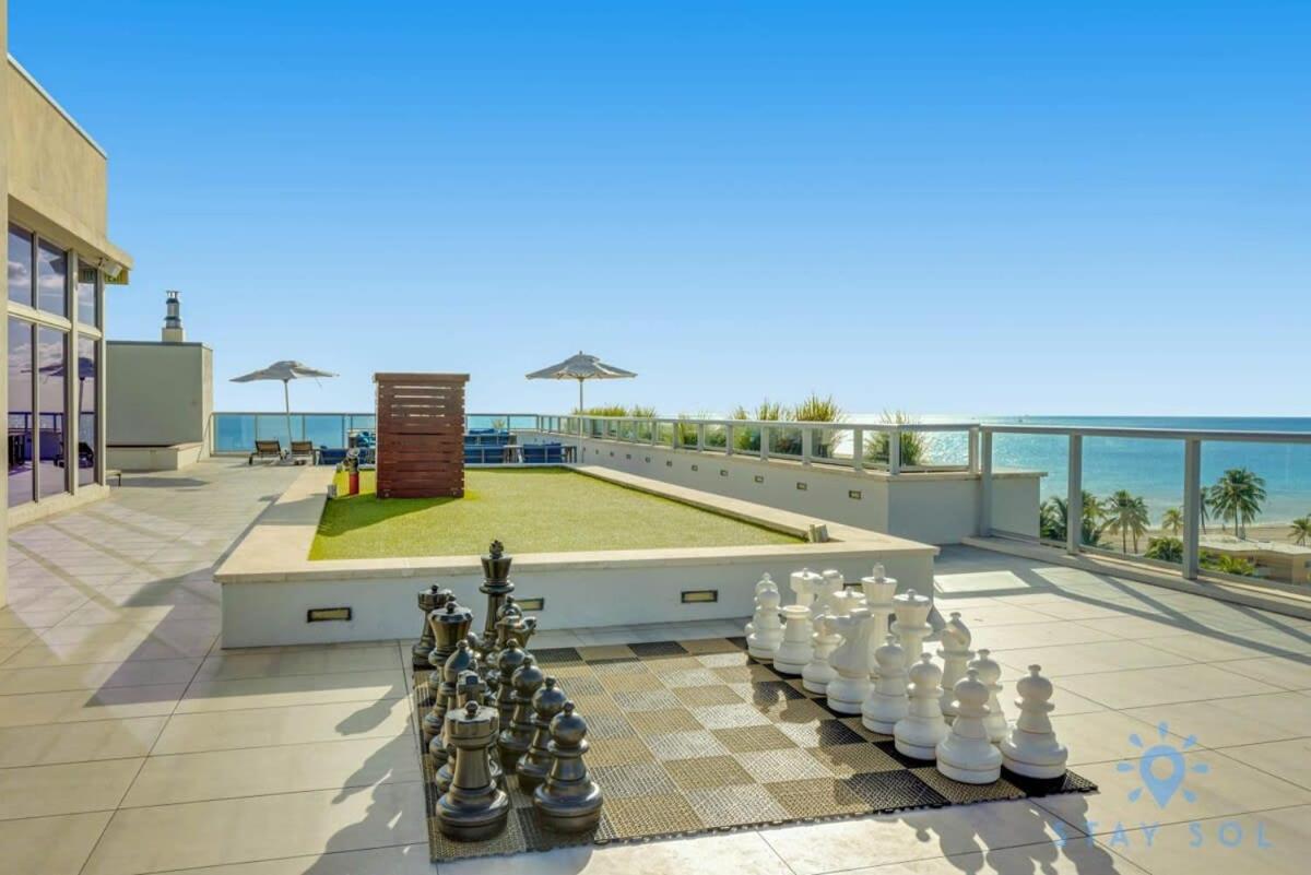 Rooftop Pool - Ocean View Balcony - Hollywood Beach Exterior foto