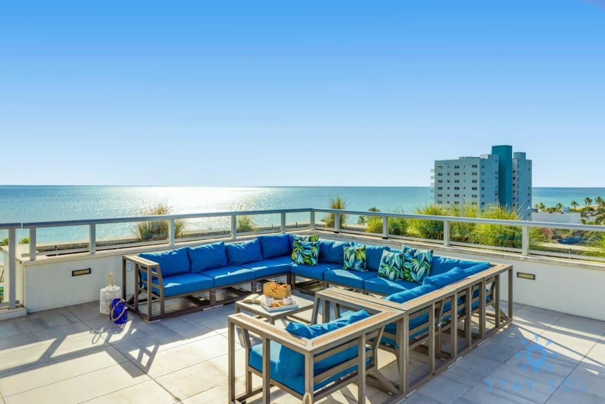 Rooftop Pool - Ocean View Balcony - Hollywood Beach Exterior foto