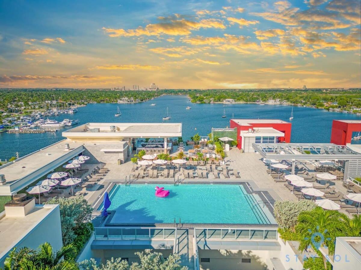Rooftop Pool - Ocean View Balcony - Hollywood Beach Exterior foto