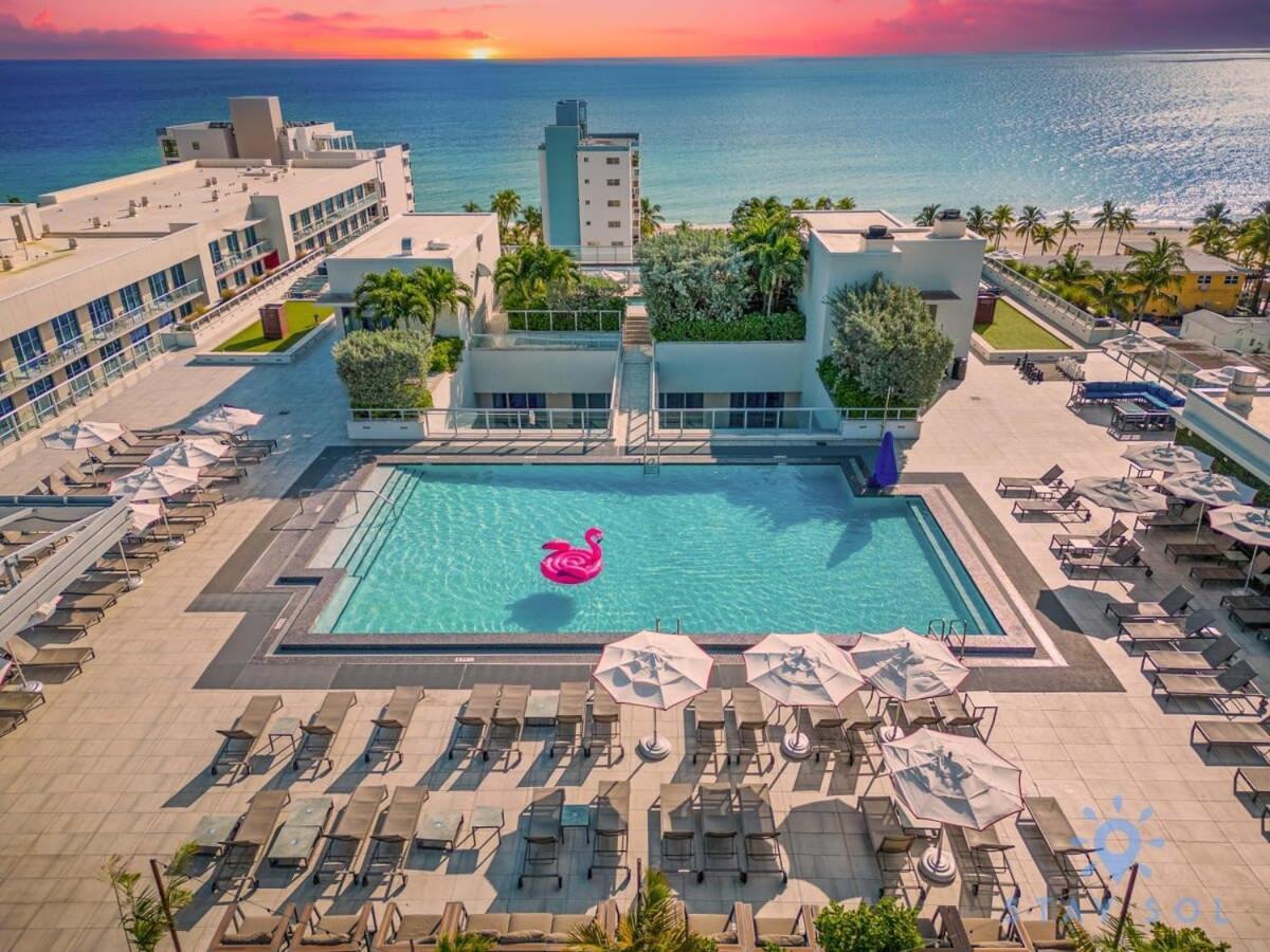 Rooftop Pool - Ocean View Balcony - Hollywood Beach Exterior foto