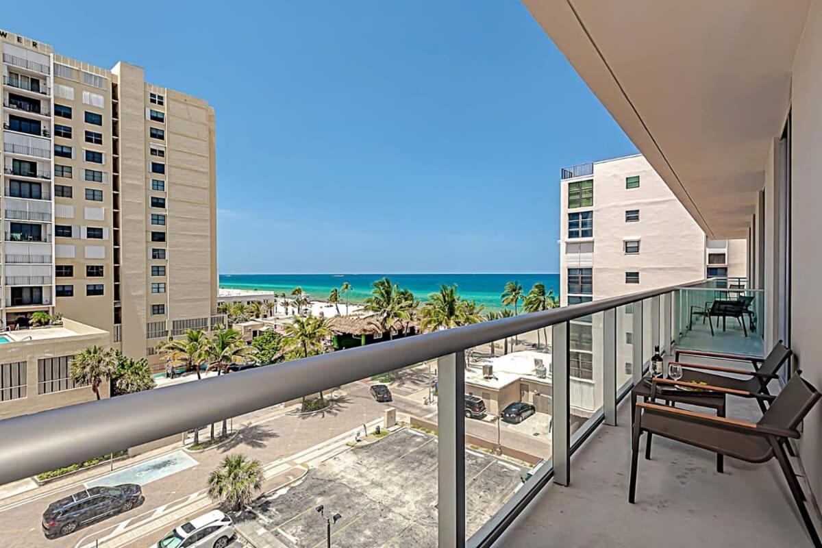 Rooftop Pool - Ocean View Balcony - Hollywood Beach Exterior foto