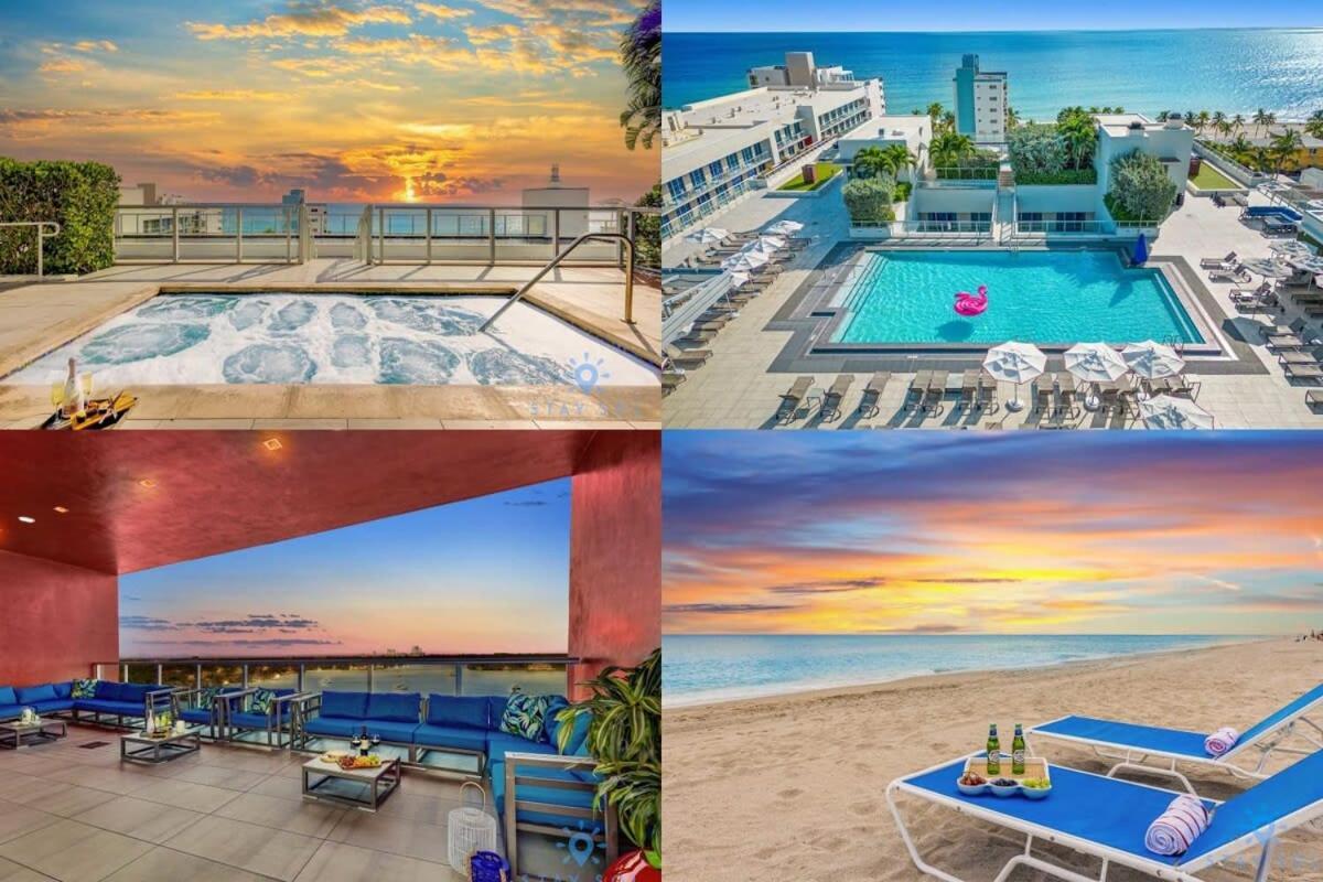 Rooftop Pool - Ocean View Balcony - Hollywood Beach Exterior foto